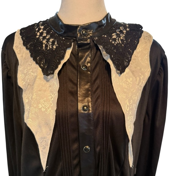 Spirit Black and White Gothic Long Sleeve Dress NWT Size XL - Picture 11 of 13